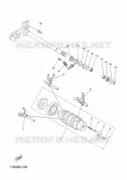GEAR SHIFT SELECTOR DRUM / FORKS for Yamaha MT03 2012