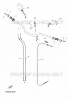 HANDLEBAR & CABLES for Yamaha MT03 2012