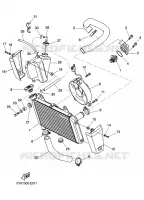 RADIATOR / HOSES for Yamaha MT03 2012