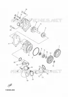 WATERPUMP / HOSES for Yamaha MT03 2012