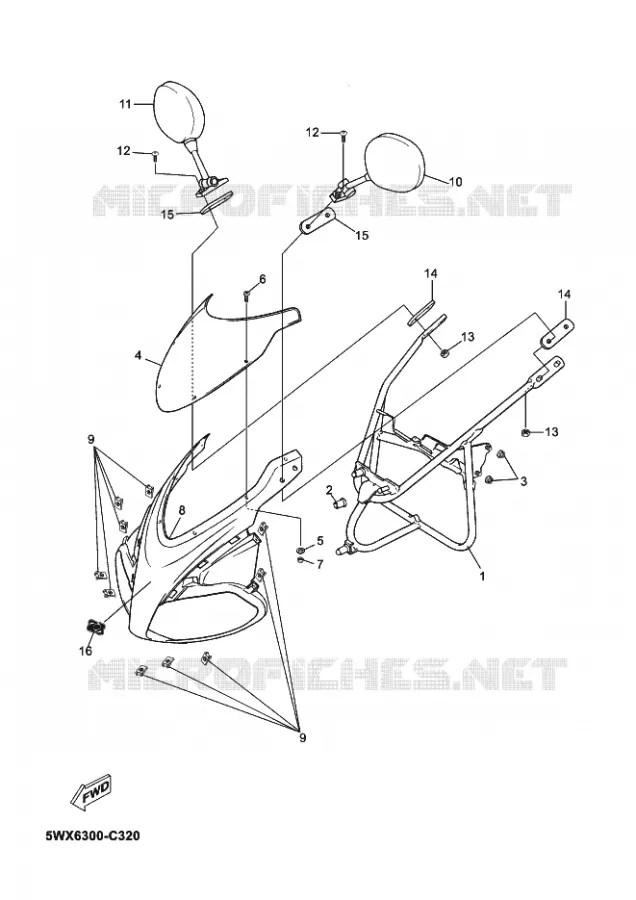 COVER 1 Yamaha MOTO 50 2012 TZR  TZR50