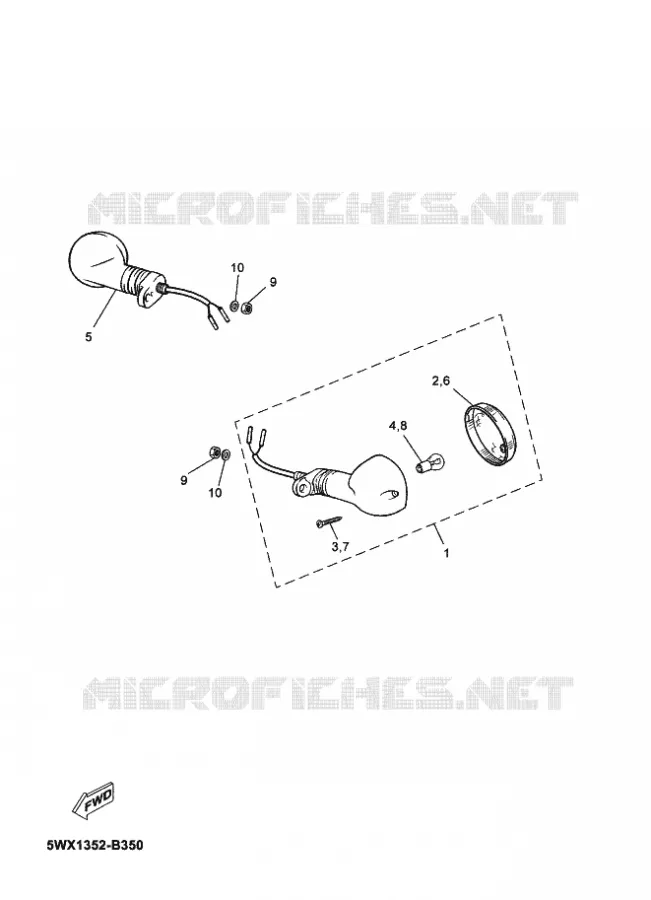 INDICATOR Yamaha MOTO 50 2012 TZR  TZR50