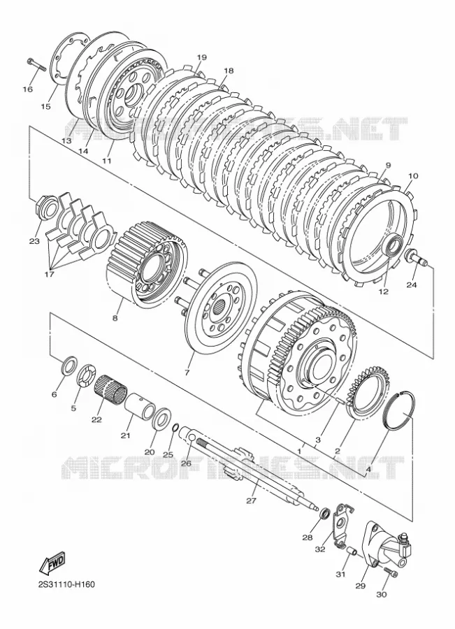 STARTER CLUTCH Yamaha MOTO 1700 2012 VMAX  VMX17