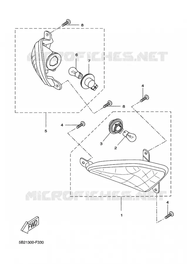 INDICATOR Yamaha SCOOTER 125 2012 XCITY  VP125 XCITY