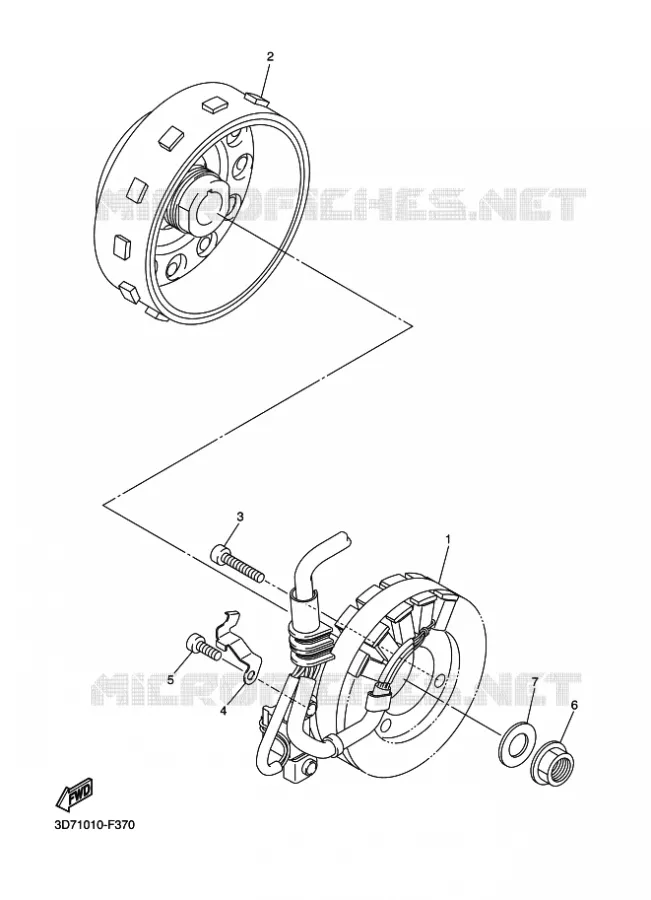 IGNITION Yamaha MOTO 250 2012 WRX  WR250X