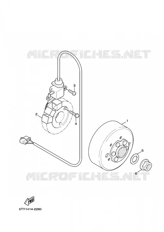 IGNITION Yamaha SCOOTER 125 2012 CYGNUS  XC125