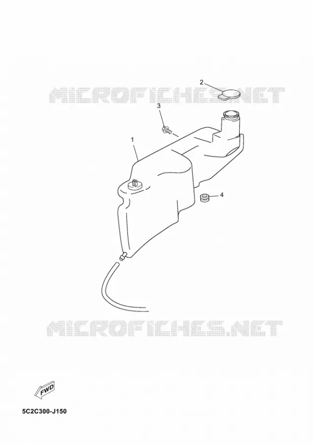 OIL TANK Yamaha SCOOTER 50 2012 NEOS  YN50