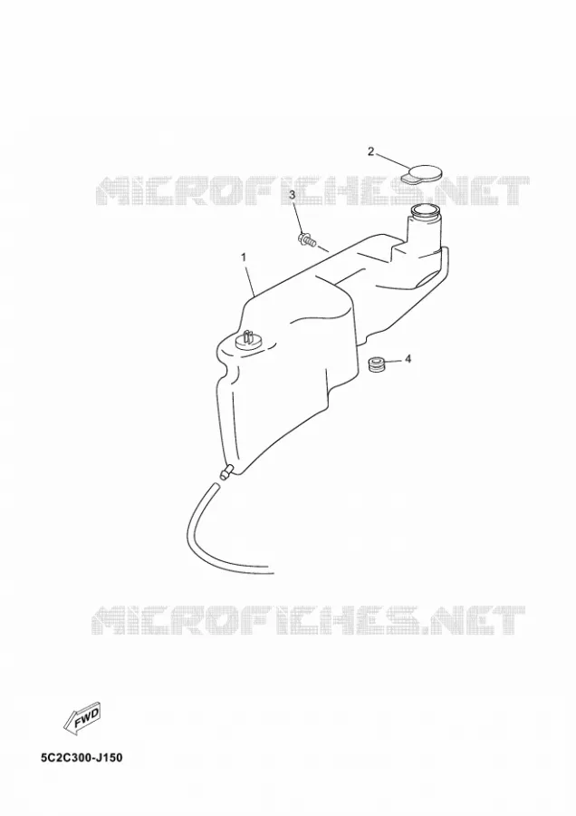 OIL TANK Yamaha SCOOTER 50 2012 NEOS  YN50 NEO'S