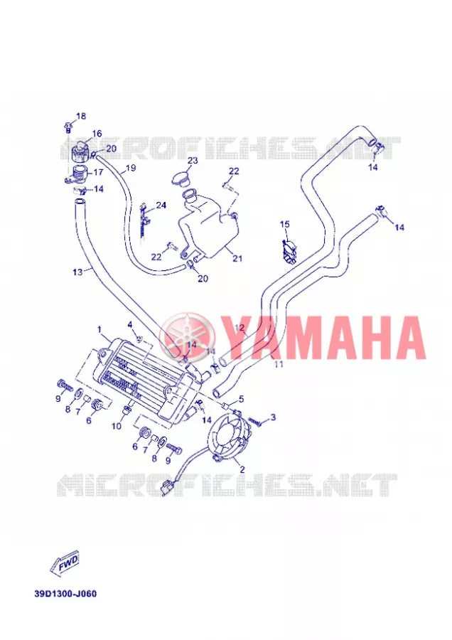 RADIATOR / HOSES Yamaha SCOOTER 125 2012 XMAX  YP125R