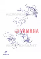 FENDER for Yamaha XMAX 2012