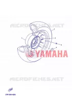 REAR WHEEL for Yamaha SKYCRUISER 2012