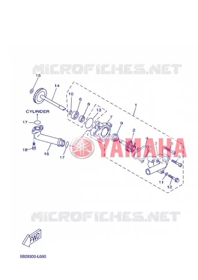 WATERPUMP / HOSES Yamaha SCOOTER 250 2012 XMAX  YP250R