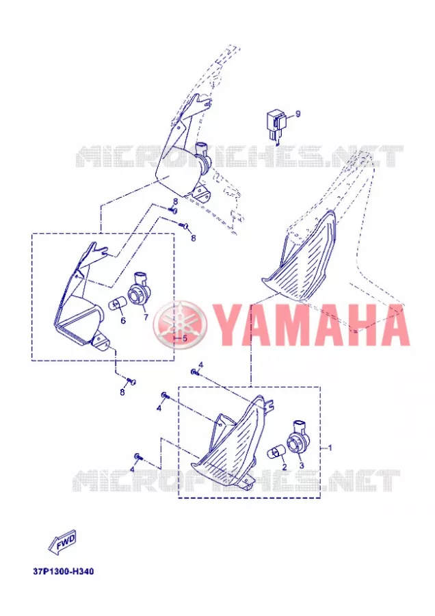 INDICATOR Yamaha SCOOTER 250 2012 XMAX ABS  YP250RA
