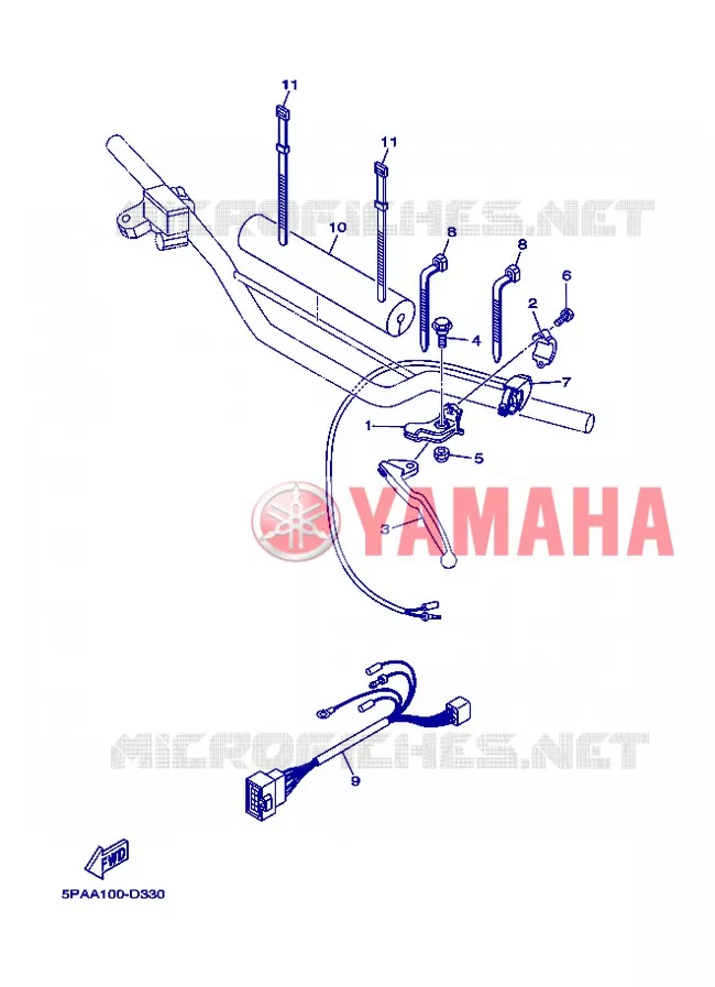 SWITCH / LEVER Yamaha MOTO 85 2012 YZ BIG WHEELS  YZ85LW