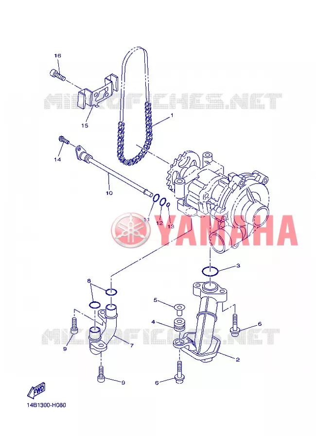 OIL PUMP Yamaha MOTO 1000 2012 R1  YZF-R1