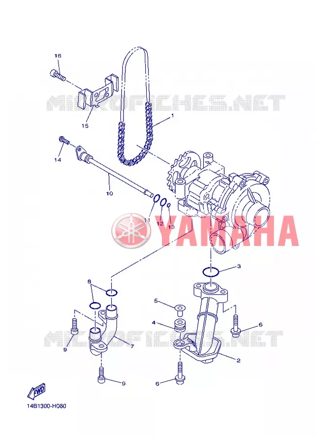 OIL PUMP Yamaha MOTO 1000 2012 R1  YZF-R1