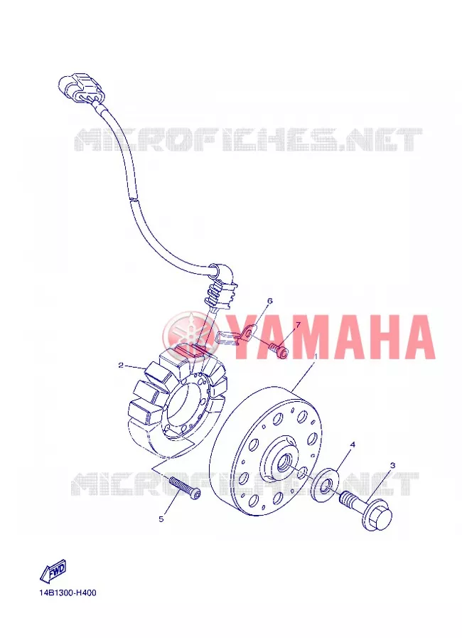 IGNITION Yamaha MOTO 1000 2012 R1  YZF-R1