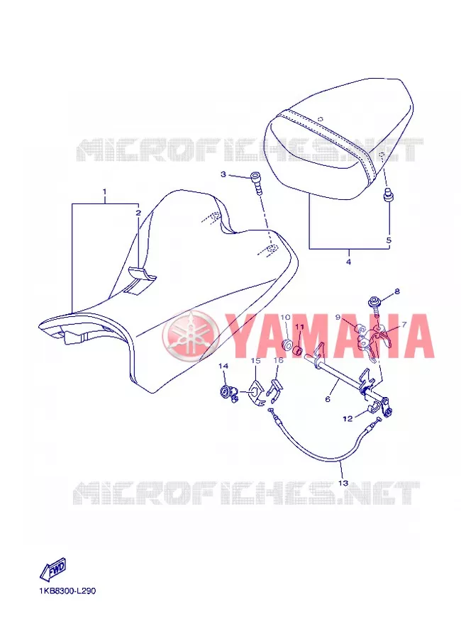 SEAT Yamaha MOTO 1000 2012 R1  YZF-R1