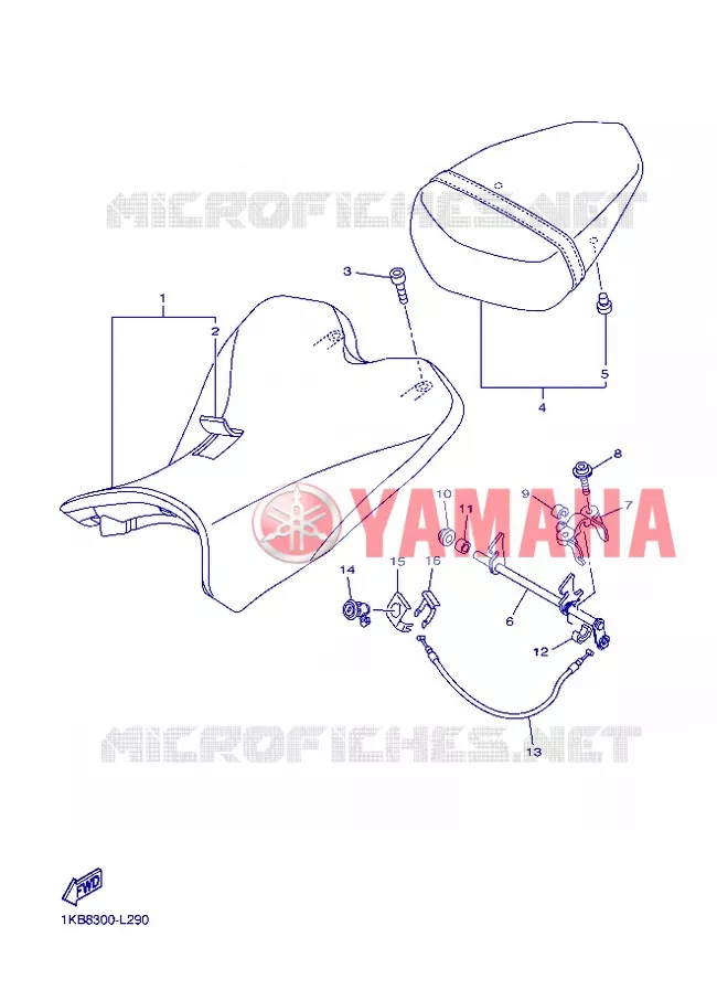 SEAT Yamaha MOTO 1000 2012 R1  YZF-R1