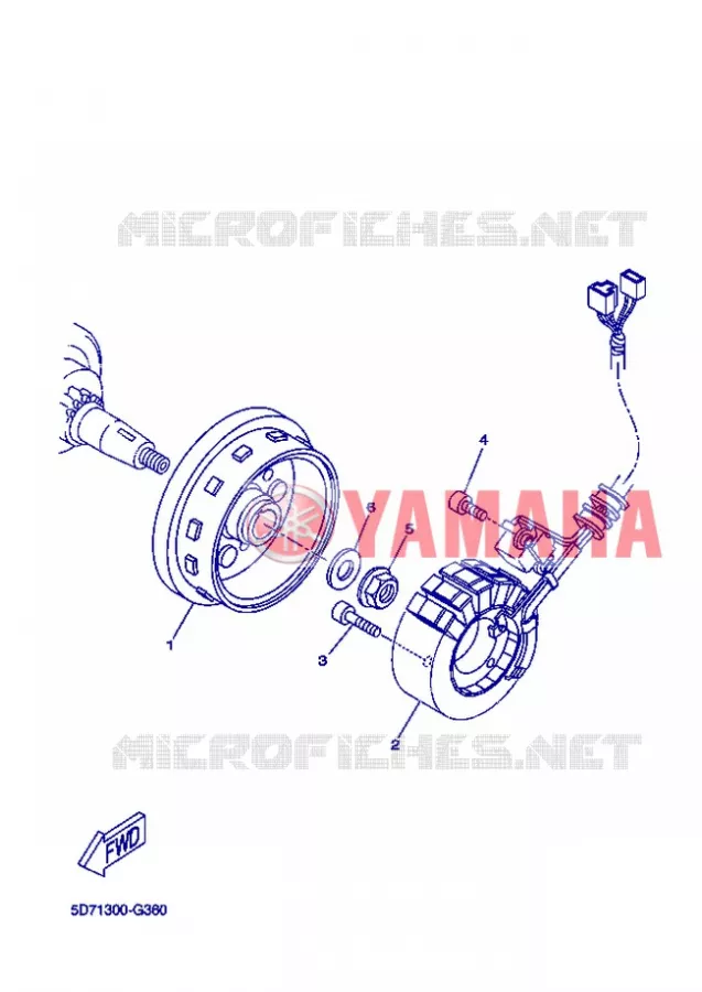 IGNITION Yamaha MOTO 125 2012 R125  YZF-R125
