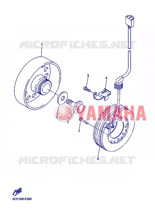 IGNITION Yamaha MOTO 600 2012 R6  YZF-R6