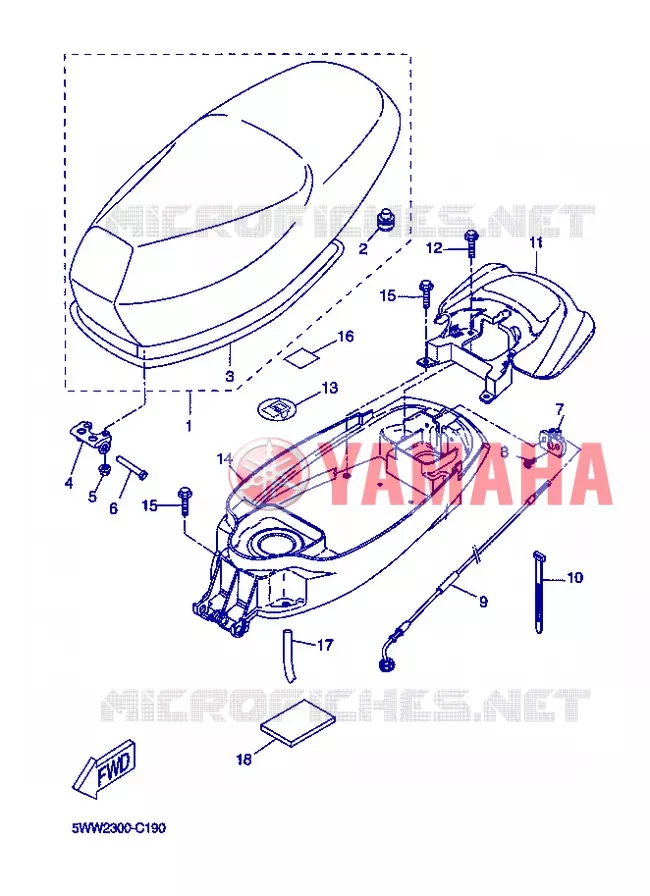 SEAT Yamaha SCOOTER 50 2013 BOOSTER  CW50