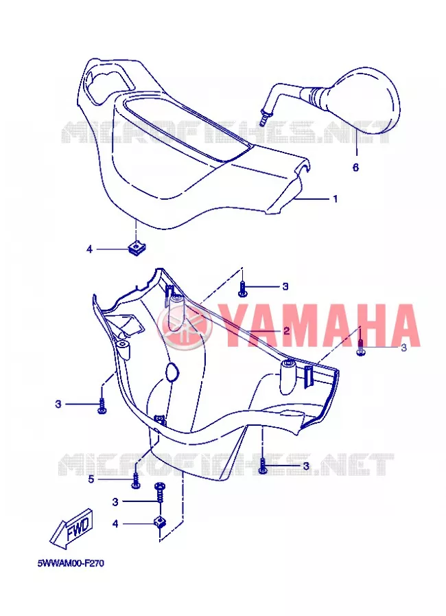 COVER 1 Yamaha SCOOTER 50 2013 BOOSTER  CW50