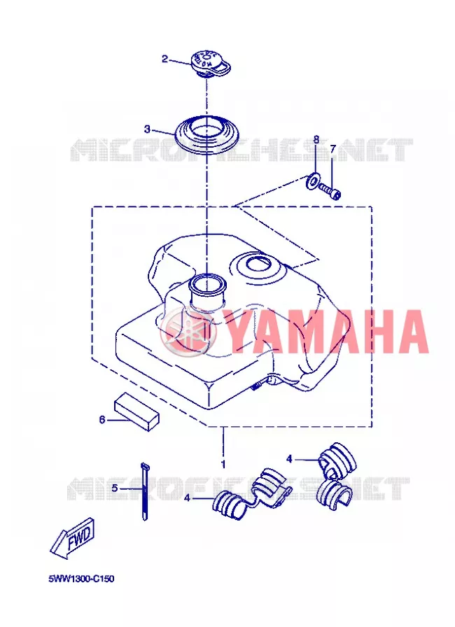 OIL TANK Yamaha SCOOTER 50 2013 BOOSTER  CW50