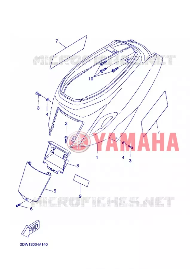 SIDE COVER Yamaha SCOOTER 50 2013 BWS  CW50E