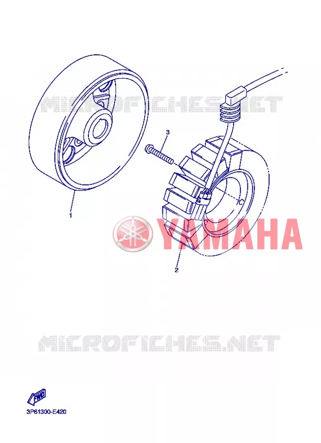 IGNITION Yamaha MOTO 1300 2013 FJR AS ABS  FJR1300AS