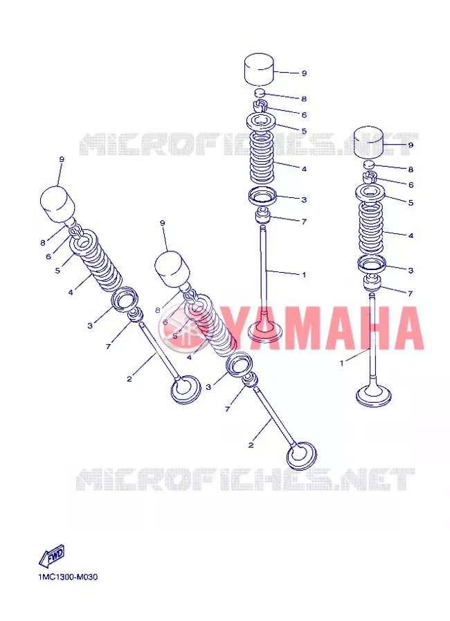 VALVE Yamaha MOTO 1300 2013 FJR AS ABS  FJR1300AS