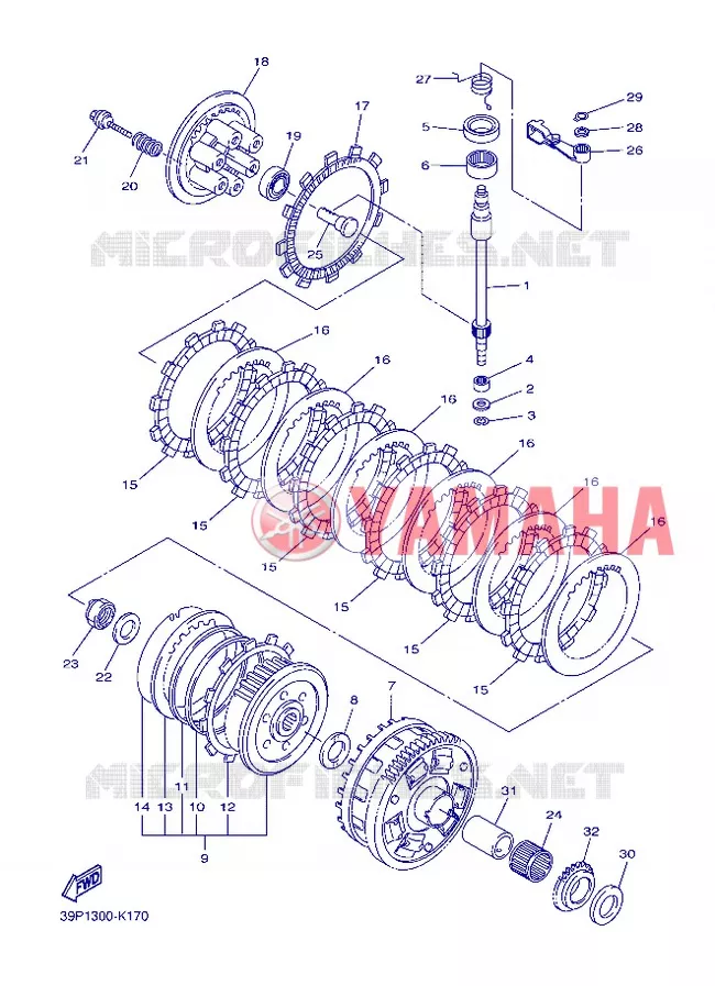 STARTER CLUTCH Yamaha MOTO 800 2013 FAZER  FZ8-S