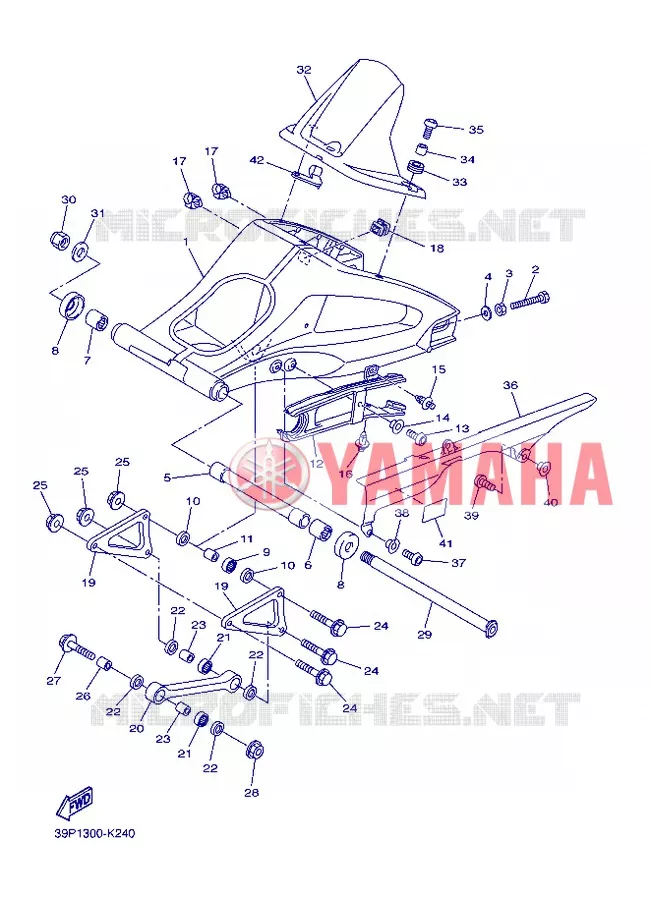 SWINGARM Yamaha MOTO 800 2013 FAZER  FZ8-S