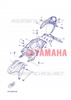 FENDER for Yamaha AEROX 2013
