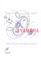 REAR WHEEL for Yamaha AEROX 2013