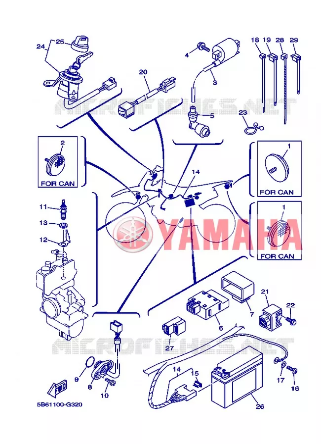 ELECTRICAL 1 Yamaha MOTO 110 2013 TTRE  TT-R110E