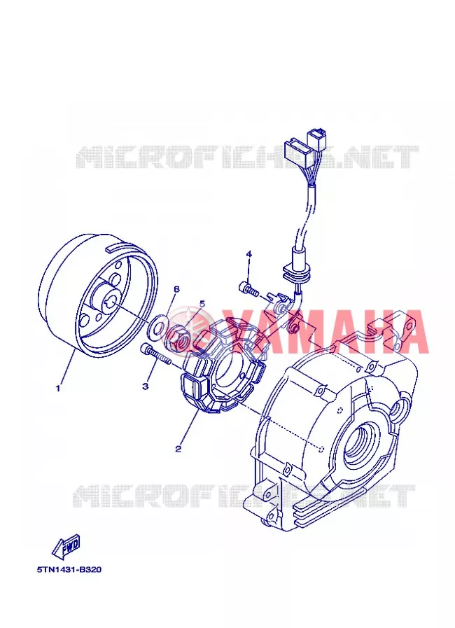 IGNITION Yamaha MOTO 110 2013 TTRE  TT-R110E