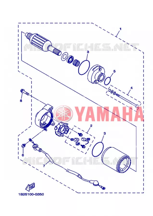 STARTER MOTOR Yamaha MOTO 125 2013 TTR BIG WHEELS  TT-R125LWE