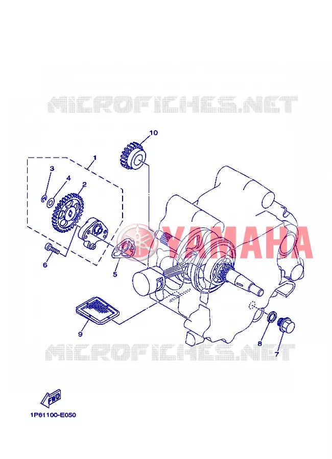 OIL PUMP Yamaha MOTO 50 2013 TTR  TT-R50E
