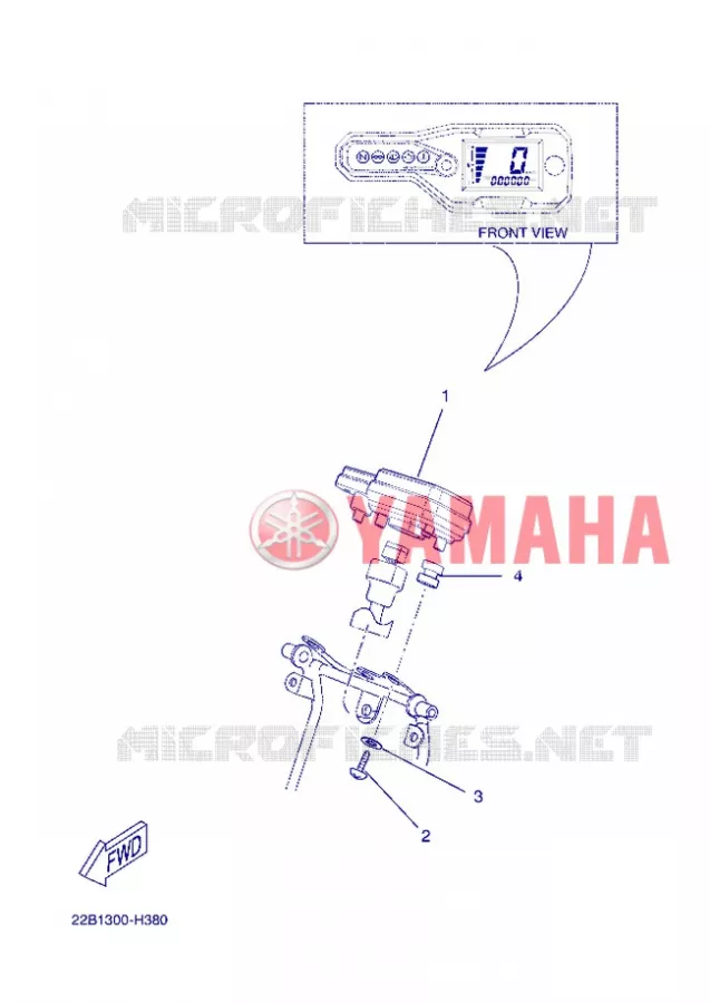 SPEEDOMETER Yamaha MOTO 125 2013 WR-R  WR125R