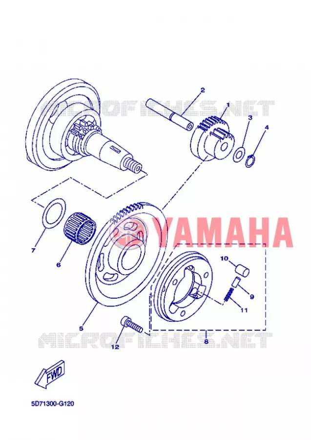 STARTER CLUTCH Yamaha MOTO 125 2013 WR-R  WR125R