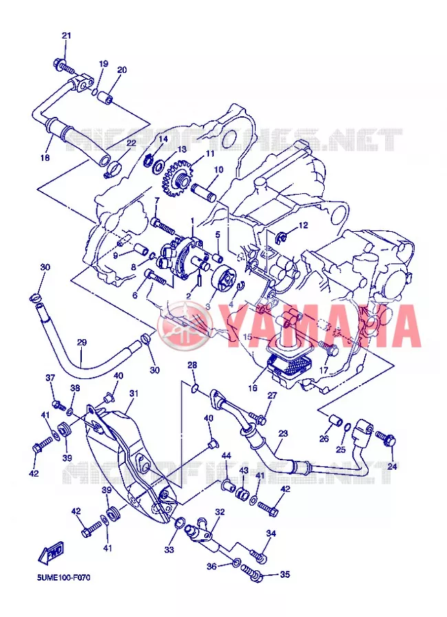 OIL PUMP Yamaha MOTO 250 2013 WRF  WR250F