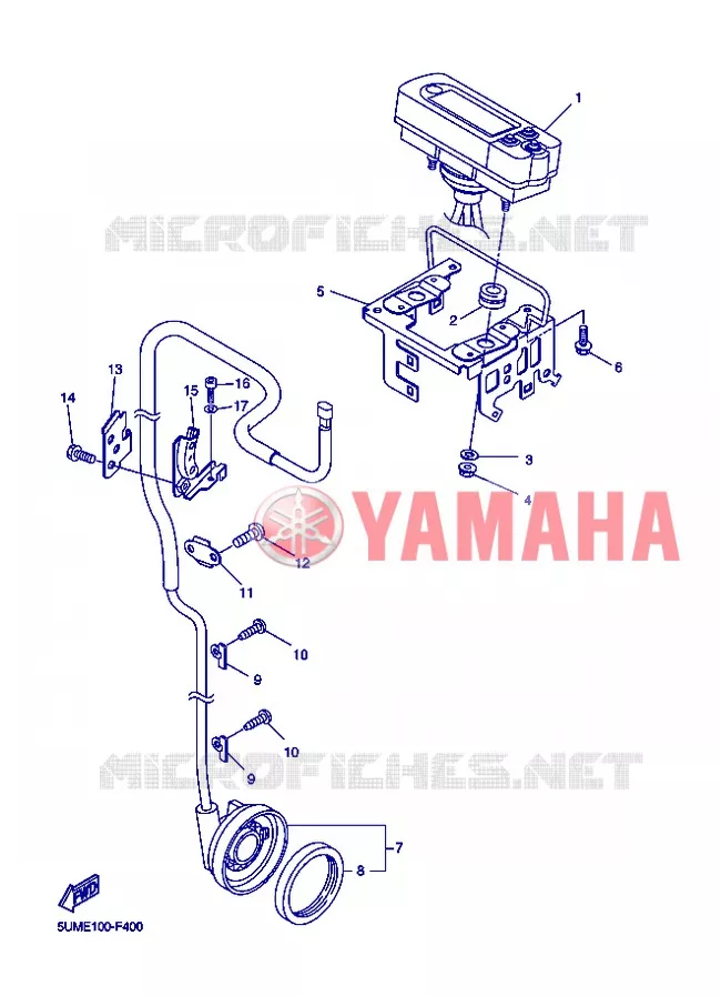 SPEEDOMETER Yamaha MOTO 250 2013 WRF  WR250F
