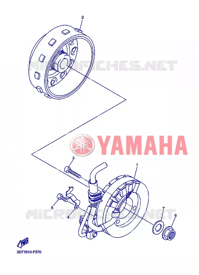 IGNITION Yamaha MOTO 250 2013 WR-R  WR250R