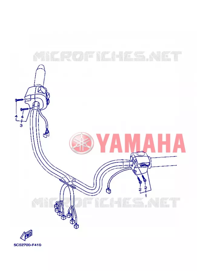 SWITCH / LEVER Yamaha MOTO 1900 2013 MIDNIGHT STAR  XV1900A