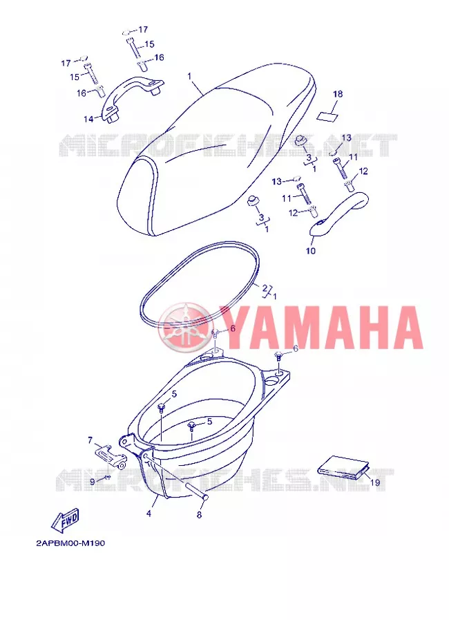 SEAT Yamaha SCOOTER 50 2013 NEOS  YN50