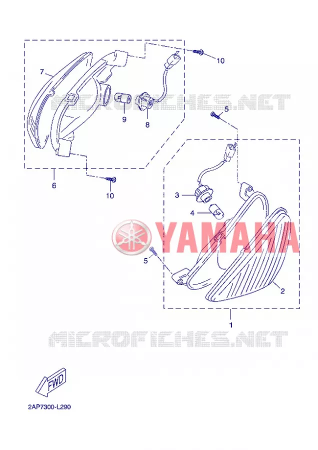 INDICATOR Yamaha SCOOTER 50 2013 OVETTO ONE  YN50E