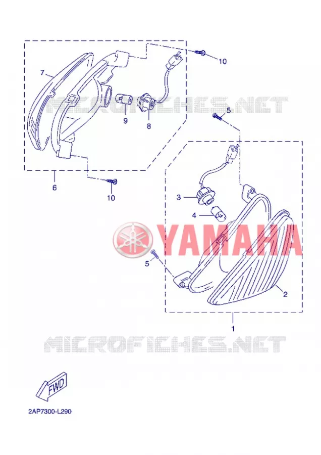 INDICATOR Yamaha SCOOTER 50 2013 OVETTO 4T  YN50F