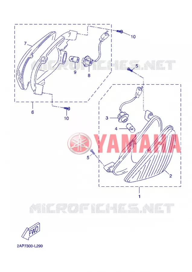 INDICATOR Yamaha SCOOTER 50 2013 OVETTO 4T  YN50F