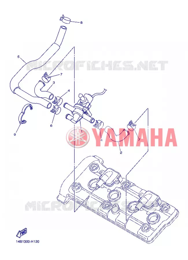 INTAKE Yamaha MOTO 1000 2013 R1  YZF-R1